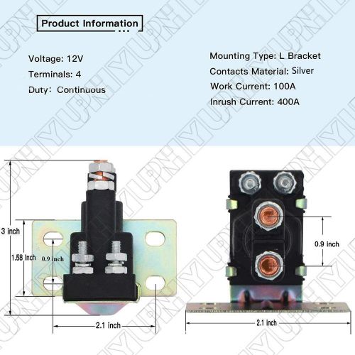 1× 120907S1 Solenoid For Freightliner For EZGO TXT Gas Golf Cart 4 Cycle 1994-Up, US $26.99, image 5