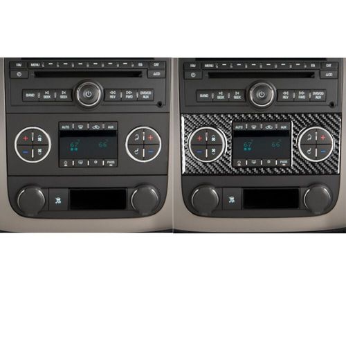 Real Carbon Fiber Console AC Climate Cover Trim For Silverado/Tahoe/Sierra 07-13, US $14.99, image 2