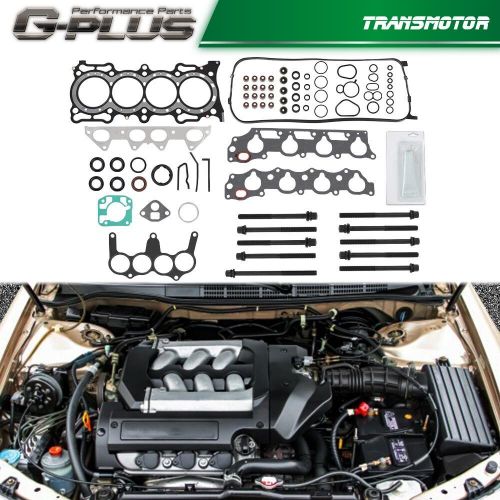 Fits For 98-02 Honda Accord Acura C Isuzu Oasis 2.3 Head Gasket Set Bolts F23A7, US $42.94, image 6