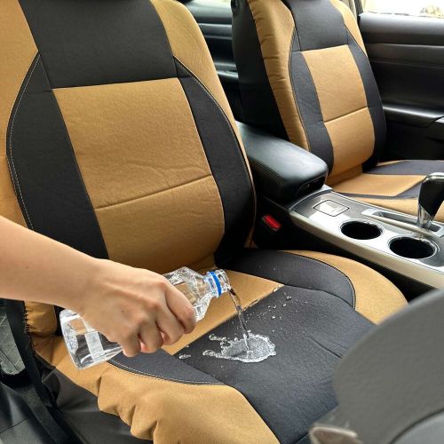 For Nissan Frontier Waterproof Front Set Seat Covers Coyote & Black Canvas, US $54.99, image 3