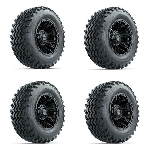 Golf Cart GTW 12" Stellar Black Wheel | 23x10-12 Rogue AT Tire | 4 Set, US $844.95, image 3