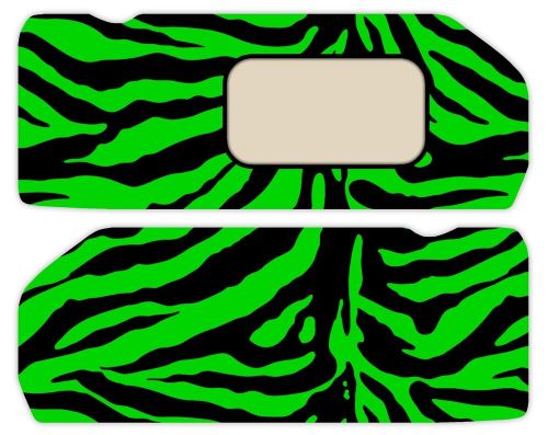 Driver&passenger Car sun visor covers fits Chevy Silverado 03-17 Zebra design, US $29.99, image 2
