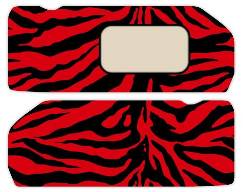 Driver&passenger Car sun visor covers fits Chevy Silverado 03-17 Zebra design, US $29.99, image 4