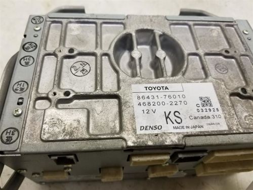11-12 lexus ct200h navigation control module ecm assembly
