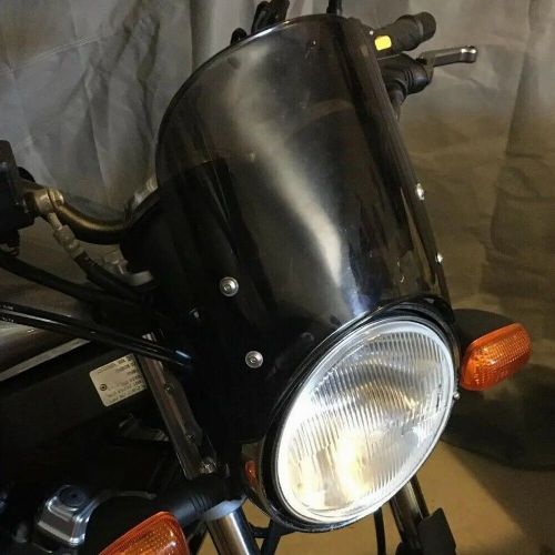 Universal Motorcycle Headlight Fairing Windshield Windscreen 5-7" Smoke P, US $20.99, image 5