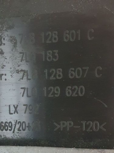 Audi q7 s-line air filter housing 7l8128607c 4.2v8 tdi  2008