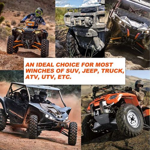 3/8"x100FT 26500LBS Synthetic Winch Rope Winch Line Safety Cable w/Hook US Stock, US $98.99, image 6