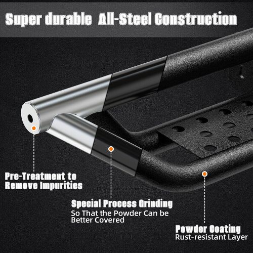 6" Running Boards for 2007-2021 Toyota Tundra CrewMax Cab Nerf Bars Side Steps, US $269.00, image 10