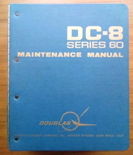 Scarce 1960s ~ Douglas Aircraft DC-8 Series 60 ~ HUGE MAINTENANCE MANUAL Vol 4, US $119.00, image 14