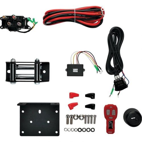 New All Balls 4500 LB Steel Cable REMOTE Winch UTV ATV 4 Bolt Polaris CAN AM, US $344.28, image 8