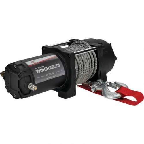 New All Balls 4500 LB Steel Cable REMOTE Winch UTV ATV 4 Bolt Polaris CAN AM, US $344.28, image 9
