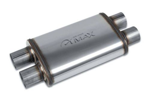 Street Max - SM11386 4"x9" Oval Body Muffler - 2.5" Dual In / 2.5" Dual Out, US $80.99, image 4