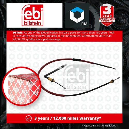 Handbrake Cable fits RENAULT MODUS JP0 1.4 Rear Left 2004 on K4J770 Hand Brake, US $, image 2
