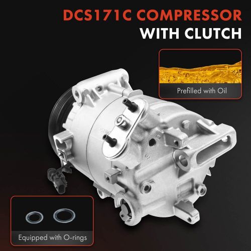 1x AC Compressor w/ Clutch for Chevy Malibu 2013-2016 Equinox GMC Terrain Buick, US $159.12, image 4