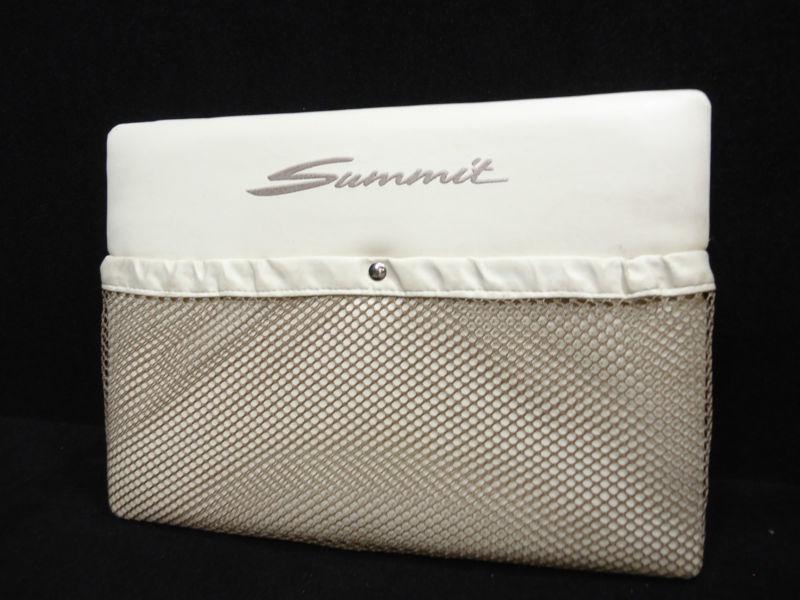 Furniture summit pontoon gate pad/ net utility storage white 20'' x 14'' boat  2