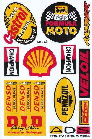 Gp_st202 sticker decal motorcycle car bike racing tattoo moto motocross truck