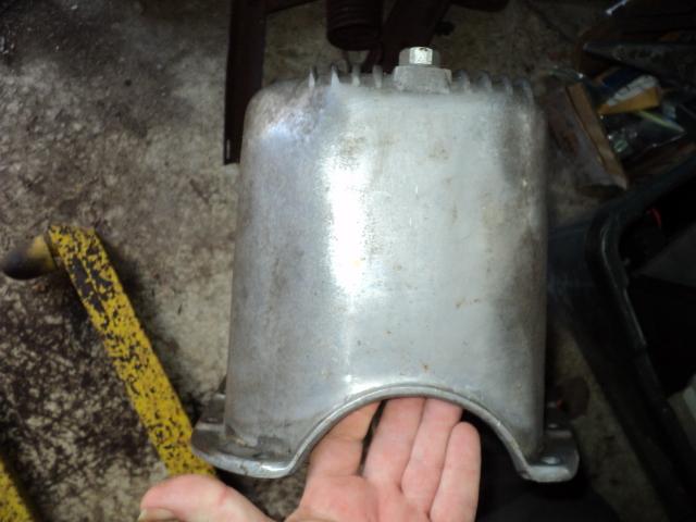 VINTAGE finned aluminium oil pan SBC Chevrolet small block Chevy hot rat rod, US $60.00, image 3