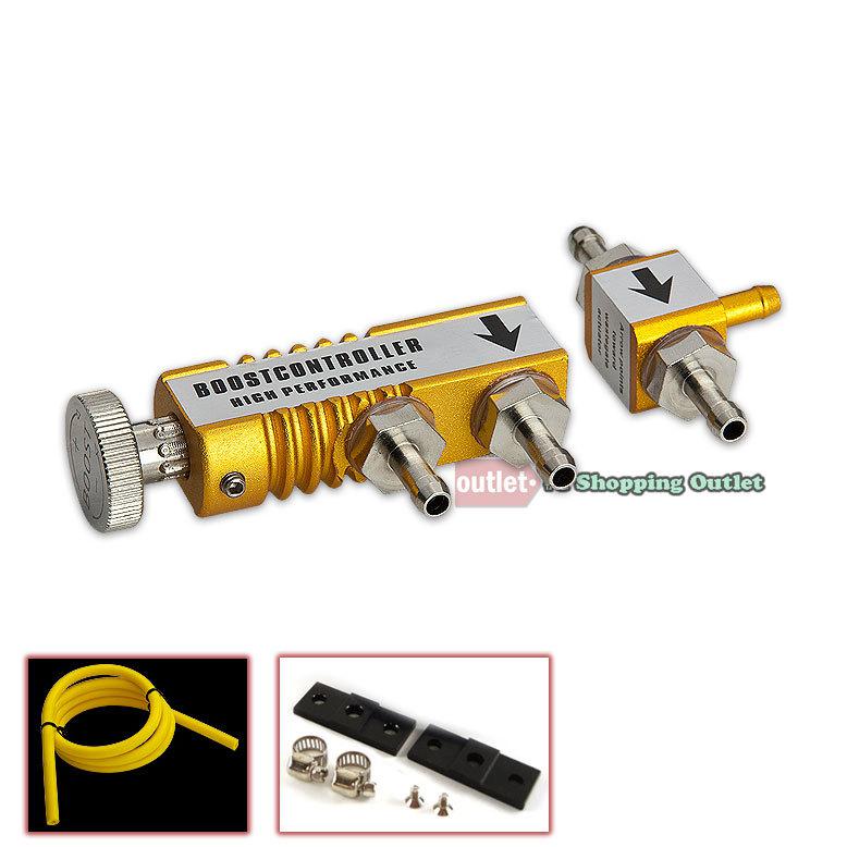 Gold universal manual adjustable turbocharger turbo boost controller kit 30 psi
