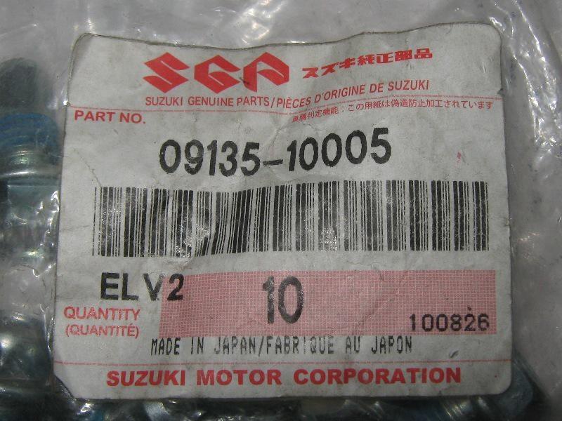 Suzuki samurai lever locating bolt new 10 pc 09135-10005 oem sgp 90-95 free ship