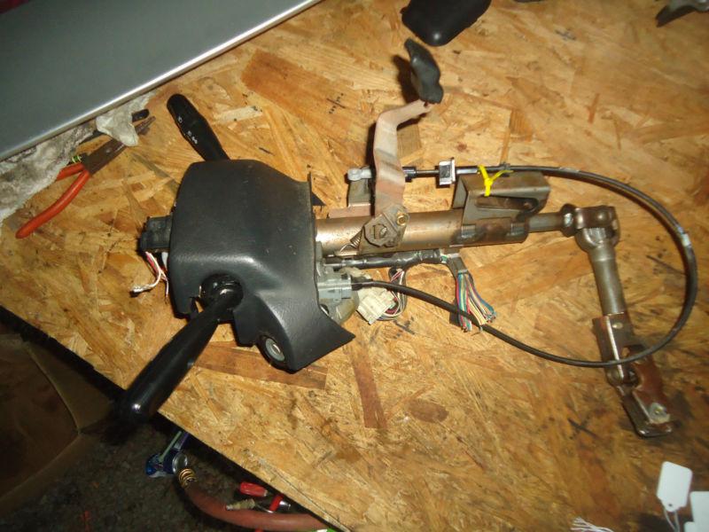 Steering column everything but wheel & key toyota corolla 2000-2005 14098