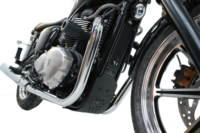 Evotech triumph bonneville radiator and sump guards