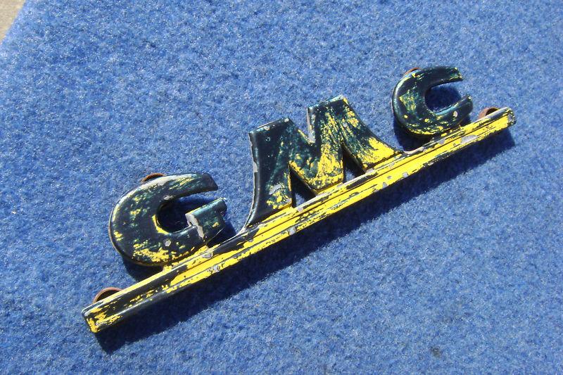 Gmc coe cab over truck nose emblem 1948 48 1949 49 1950 50 1951 51 1952 52 1953