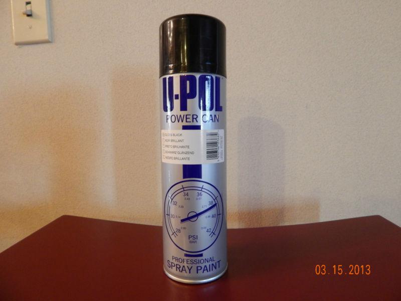 U-pol power can professional spray paint gloss black