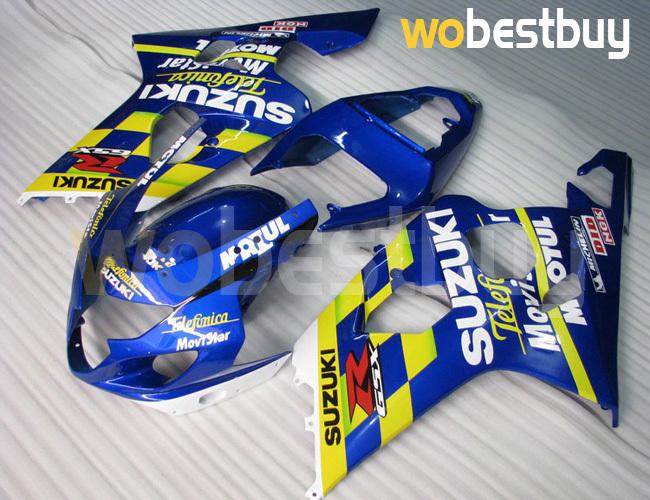 Injection body kit fairing for suzuki gsxr600 gsxr750 gsxr 600 750 04 05 k4 yd0