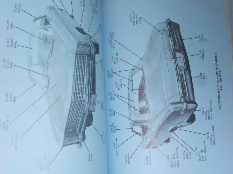 Sell 19401969 BUICK BODY & CHASSIS PARTS ILLUSTRATIONS CATALOG