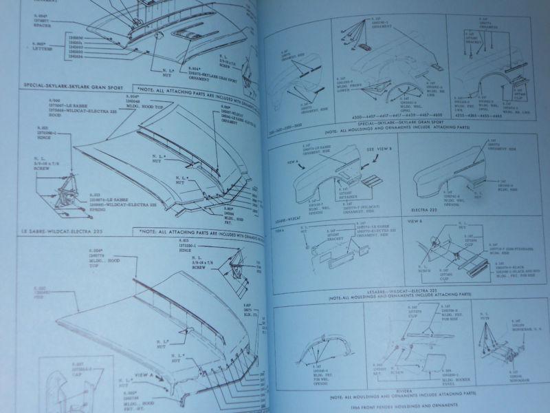 Sell 19401969 BUICK BODY & CHASSIS PARTS ILLUSTRATIONS CATALOG