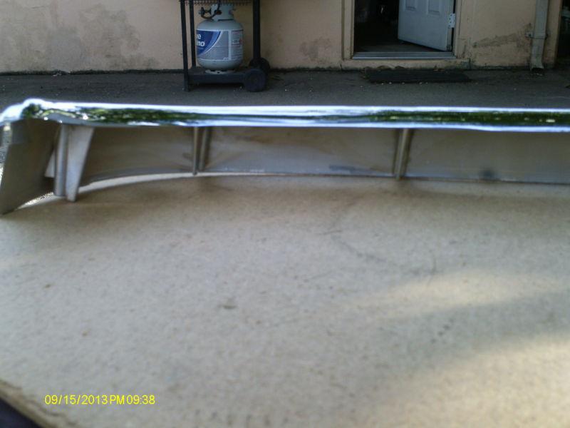 1958 Chevrolet Impala Right Side Eyebrow (Hood Bar), US $57.00, image 3