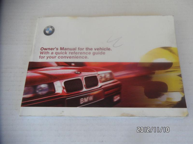 1999 BMW 3-Series OEM Owners Manual--Fast Free Shipping to All 50 States, US $75.00, image 2