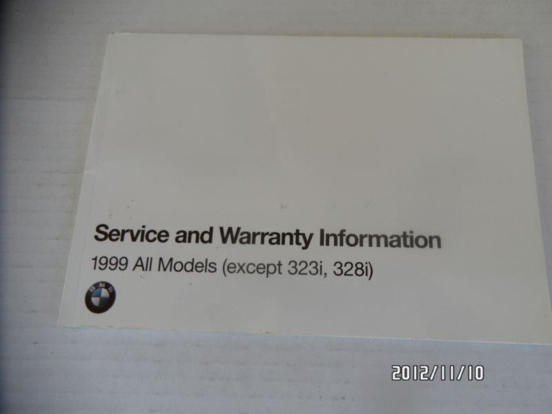 1999 BMW 3-Series OEM Owners Manual--Fast Free Shipping to All 50 States, US $75.00, image 5