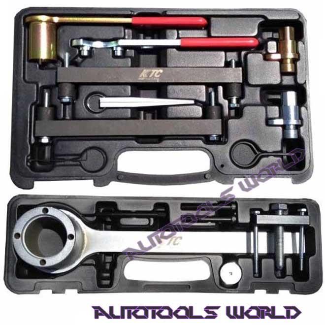 Jaguar, land rover crankshaft pulley removal / installer 2 set