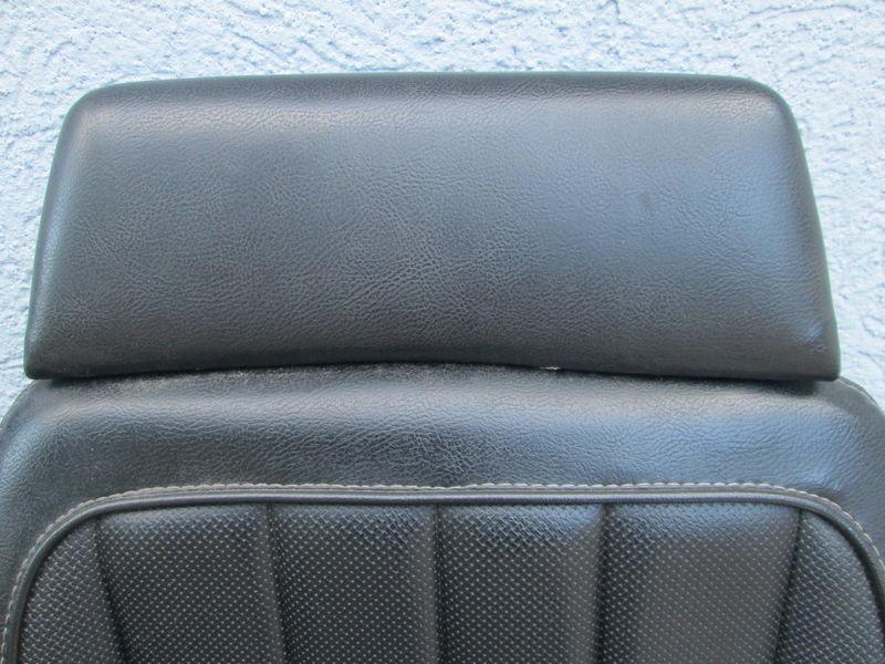 68 PROPER 69-76 CORVETTE SEATS AND TRACKS RH & LEFT BLACK OEM GM C3, US $500.00, image 4