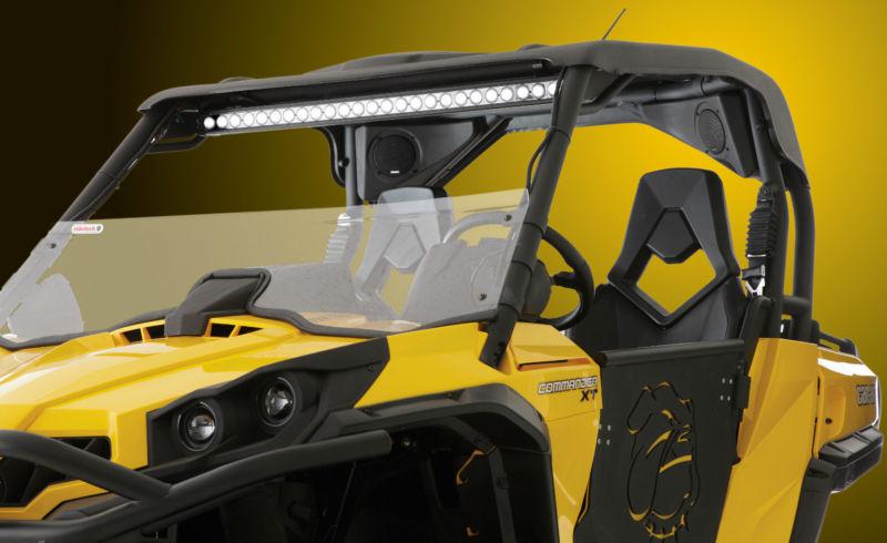 Can-am commander 800/1000 (all models) half windshield w/ stereo housing cutout