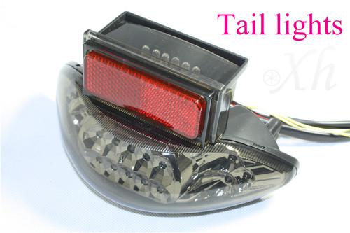 Led tail light fit suzuki gsx1300r hayabusa katana gsx 600 gsx600f 750 smoke