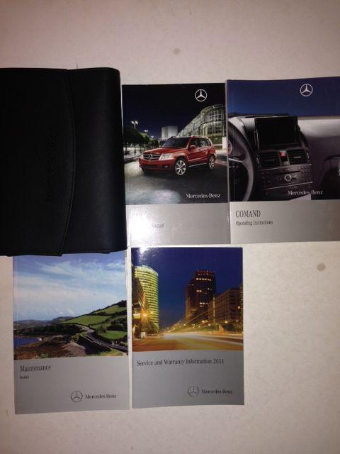 2011 mercedes-benz glk owner's manual with case