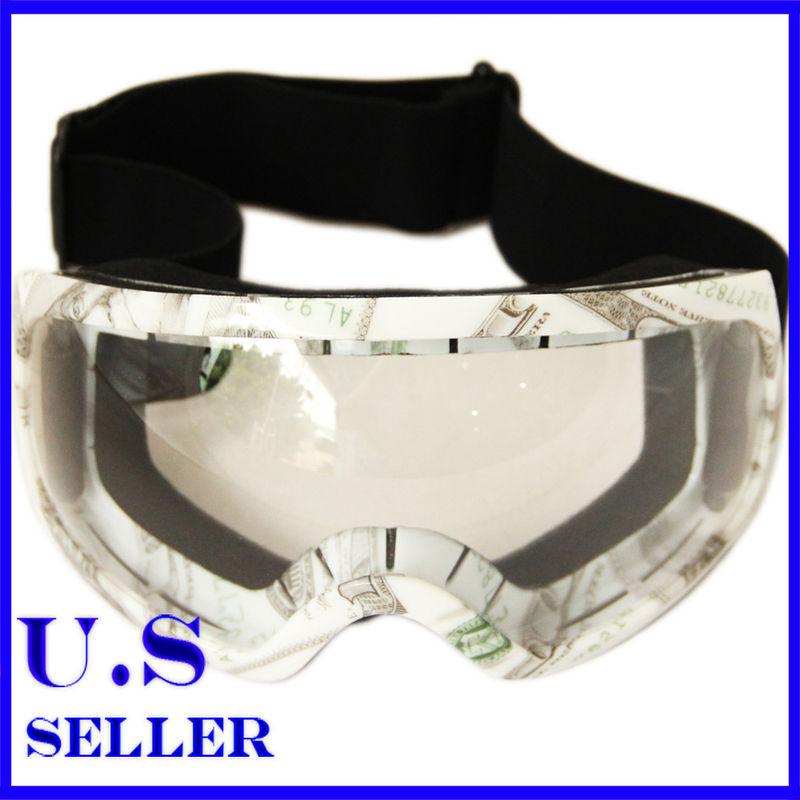 Motocross dirt flexible adult dollar design goggles for motorcycle atv bmx bike
