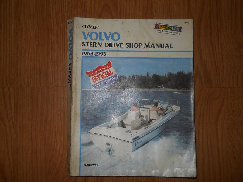 Sell Volvo Penta Sterndrive Boat Shop Service Repair Manual AQ131A
