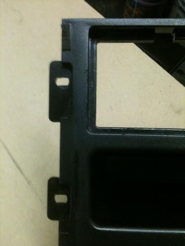 88-91 honda crx si dx hf radio center console  bezel oem w/ ashtray&lighter