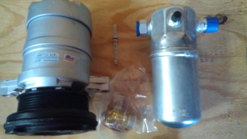 Arctic air a/c compressor complete with accumulator,expansion valve, & orifice