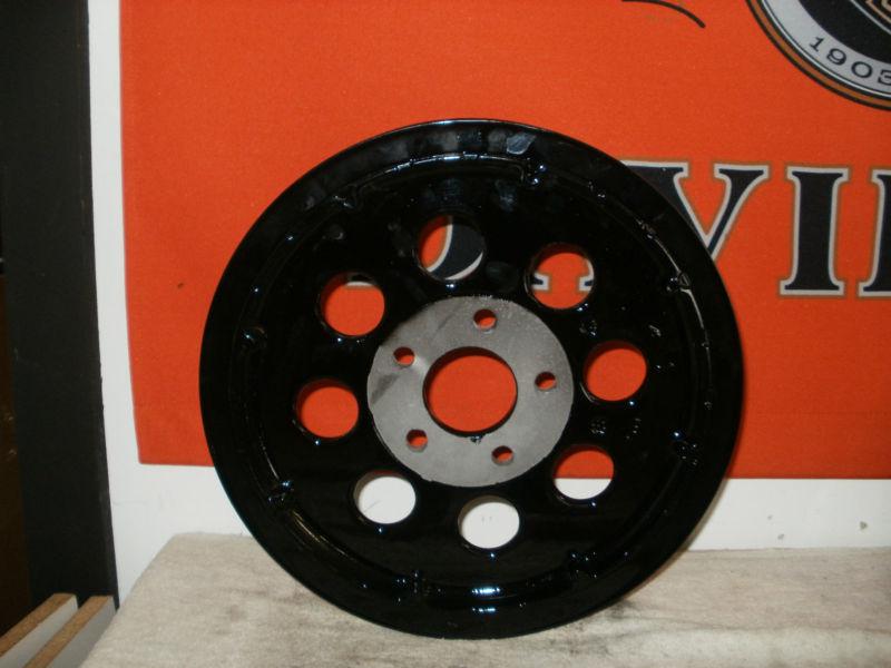 Sell HARLEY DAVIDSON OEM GLOSS BLACK SOFTAIL REAR BELT PULLEY 65 tooth