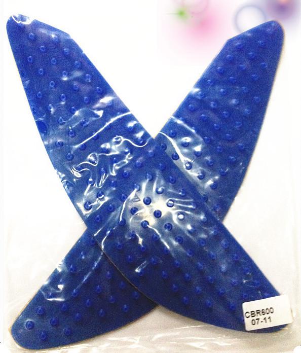 Tank traction side pad gas grip protector cbr600rr cbr 600 honda 2007-2011 blue