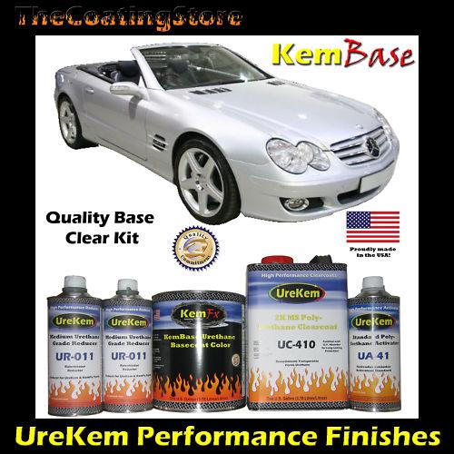 Metallic car paint - iridium silver metallic base clear auto paint kit