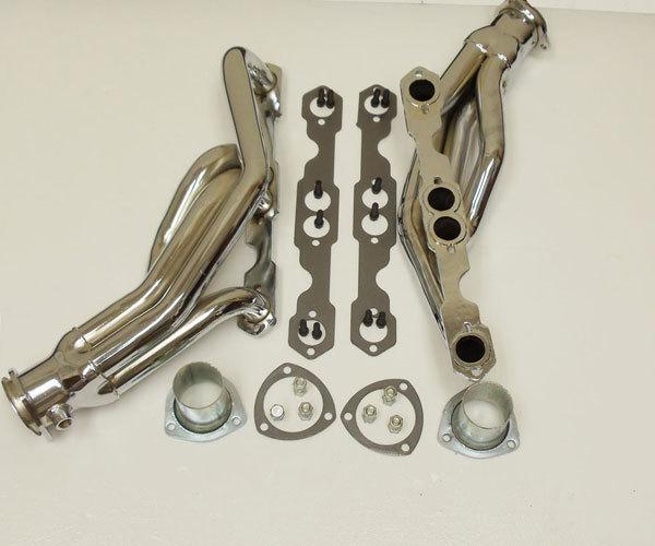 New SBC 1988-1995 Truck Headers Chrome Heavy Duty 350 C/K 1500 Pickup, US $96.99, image 4