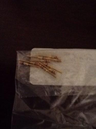 25 pack of m39029/64-369 subminiature d male contact new aka 205089-1