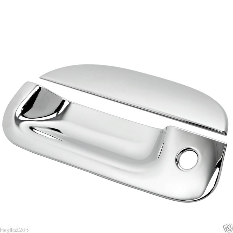 1999-2007 ford f250 350 450 550 sd explorer triple chrome tailgate handle cover 