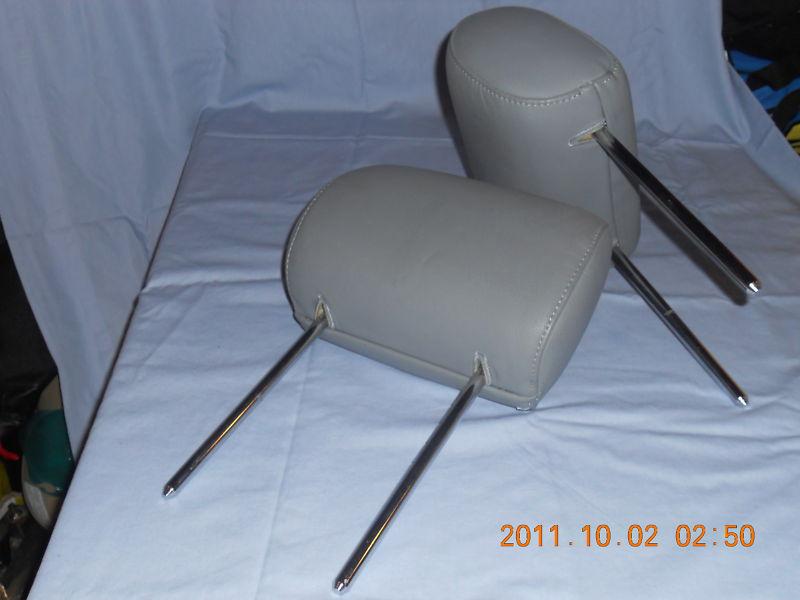 Mercedes headrest leather grey headrests original