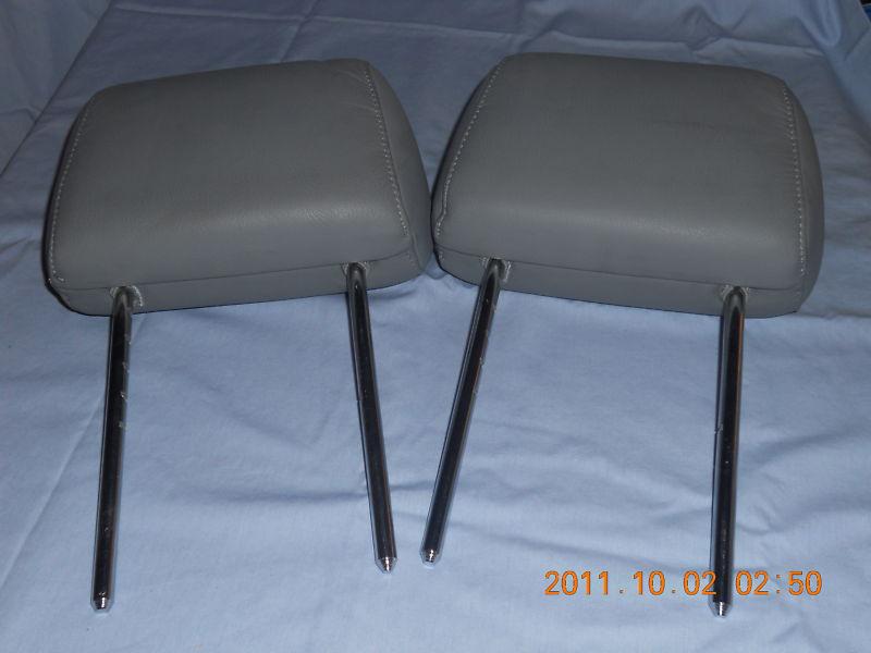 MERCEDES HEADREST LEATHER GREY HEADRESTS ORIGINAL, US $49.99, image 2